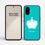 כיסוי בעיצוב אישי עם השם שלך לדגם - Nothing Phone (2a) בעיצוב כתר מלכותי