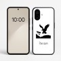 כיסוי בעיצוב אישי עם השם שלך לדגם - Nothing Phone (2a) בעיצוב נשר אמריקאי