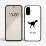 כיסוי בעיצוב אישי עם השם שלך לדגם - Nothing Phone (2a) בעיצוב דינוזאור