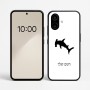 כיסוי בעיצוב אישי עם השם שלך לדגם - Nothing Phone (2a) בעיצוב כריש ראש פטיש