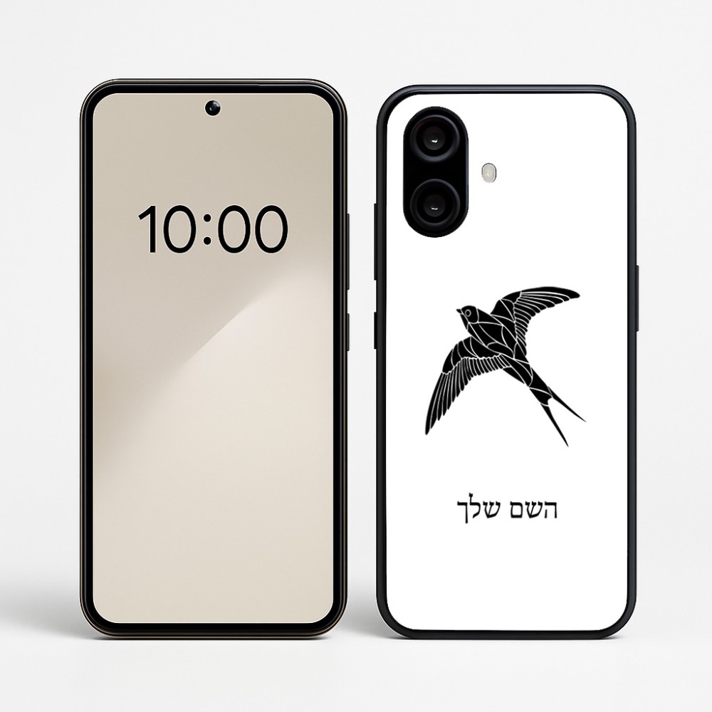 כיסוי בעיצוב אישי עם השם שלך לדגם - Nothing Phone (2a) בעיצוב לבלוע