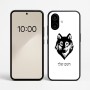 כיסוי בעיצוב אישי עם השם שלך לדגם - Nothing Phone (2a) בעיצוב זאב