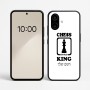 כיסוי בעיצוב אישי עם השם שלך לדגם - Nothing Phone (2a) בעיצוב שחמט