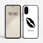 כיסוי בעיצוב אישי עם השם שלך לדגם - Nothing Phone (2a) בעיצוב שפתיים - נשיקה
