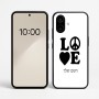 כיסוי בעיצוב אישי עם השם שלך לדגם - Nothing Phone (2a) בעיצוב אהבה