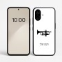 כיסוי בעיצוב אישי עם השם שלך לדגם - Nothing Phone (2a) בעיצוב חצוצרה