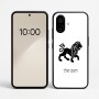 כיסוי בעיצוב אישי עם השם שלך לדגם - Nothing Phone (2a) בעיצוב מזלות - אריה