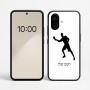 כיסוי בעיצוב אישי עם השם שלך לדגם - Nothing Phone (2a) בעיצוב שחקן פינג פונג