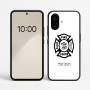 כיסוי בעיצוב אישי עם השם שלך לדגם - Nothing Phone (2a) בעיצוב כבאי - תגית