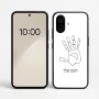 כיסוי בעיצוב אישי עם השם שלך לדגם - Nothing Phone (2a) בעיצוב יד