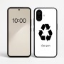 כיסוי בעיצוב אישי עם השם שלך לדגם - Nothing Phone (2a) בעיצוב למחזר