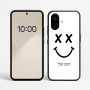 כיסוי בעיצוב אישי עם השם שלך לדגם - Nothing Phone (2a) בעיצוב סמיילי