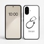 כיסוי בעיצוב אישי עם השם שלך לדגם - Nothing Phone (2a) בעיצוב סטטוסקופ רופא