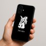 כיסוי בעיצוב אישי עם השם שלך לדגם - Nothing Phone (2a) בעיצוב ארנב מחזיק גזר