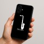 כיסוי בעיצוב אישי עם השם שלך לדגם - Nothing Phone (2a) בעיצוב סקסופון