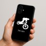 כיסוי בעיצוב אישי עם השם שלך לדגם - Nothing Phone (2a) בעיצוב רוכב אופניים