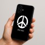 כיסוי בעיצוב אישי עם השם שלך לדגם - Nothing Phone (2a) בעיצוב סמל השלום