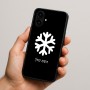כיסוי בעיצוב אישי עם השם שלך לדגם - Nothing Phone (2a) בעיצוב שלג