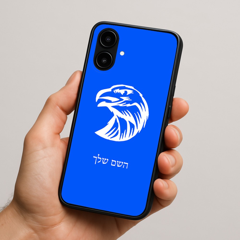 כיסוי בעיצוב אישי עם השם שלך לדגם - Nothing Phone (2a) בעיצוב ראש נשר