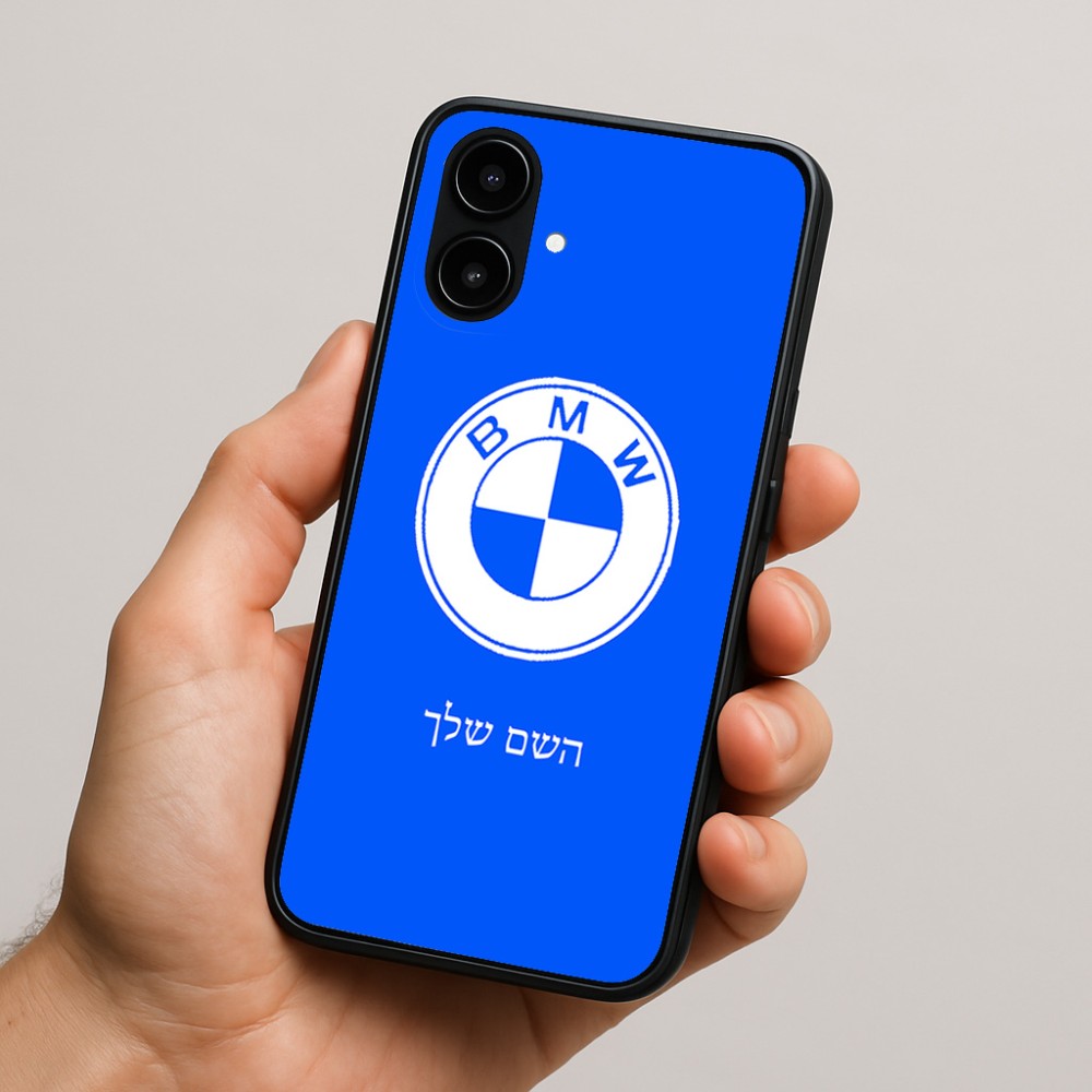 כיסוי בעיצוב אישי עם השם שלך לדגם - Nothing Phone (2a) בעיצוב ב.מ.וו