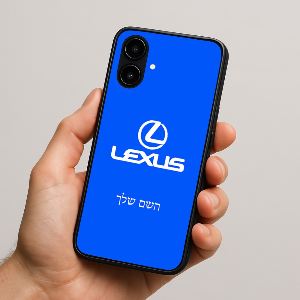 כיסוי בעיצוב אישי עם השם שלך לדגם - Nothing Phone (2a) בעיצוב לקסוס