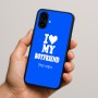כיסוי בעיצוב אישי עם השם שלך לדגם - Nothing Phone (2a) בעיצוב אוהבת את החבר שלי