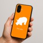 כיסוי בעיצוב אישי עם השם שלך לדגם - Nothing Phone (2a) בעיצוב קרנף