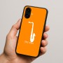 כיסוי בעיצוב אישי עם השם שלך לדגם - Nothing Phone (2a) בעיצוב סקסופון