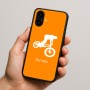 כיסוי בעיצוב אישי עם השם שלך לדגם - Nothing Phone (2a) בעיצוב רוכב אופניים