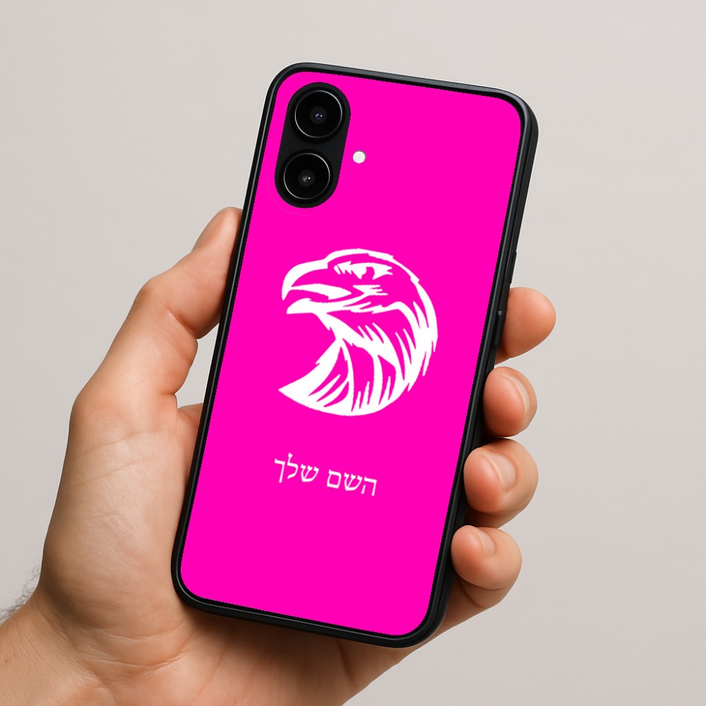 כיסוי בעיצוב אישי עם השם שלך לדגם - Nothing Phone (2a) בעיצוב ראש נשר