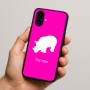 כיסוי בעיצוב אישי עם השם שלך לדגם - Nothing Phone (2a) בעיצוב קרנף