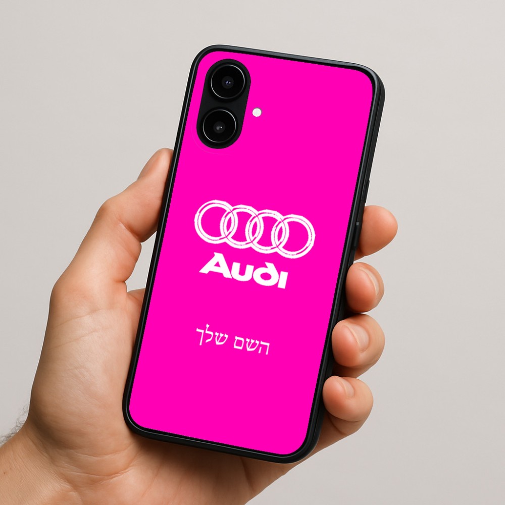 כיסוי בעיצוב אישי עם השם שלך לדגם - Nothing Phone (2a) בעיצוב אאודי