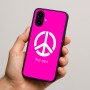 כיסוי בעיצוב אישי עם השם שלך לדגם - Nothing Phone (2a) בעיצוב סמל השלום