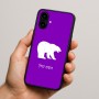 כיסוי בעיצוב אישי עם השם שלך לדגם - Nothing Phone (2a) בעיצוב דוב