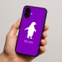 כיסוי בעיצוב אישי עם השם שלך לדגם - Nothing Phone (2a) בעיצוב פינגווין