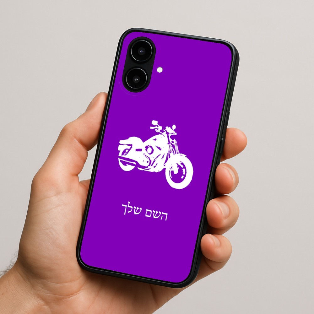 כיסוי בעיצוב אישי עם השם שלך לדגם - Nothing Phone (2a) בעיצוב הארלי-דיווידסון