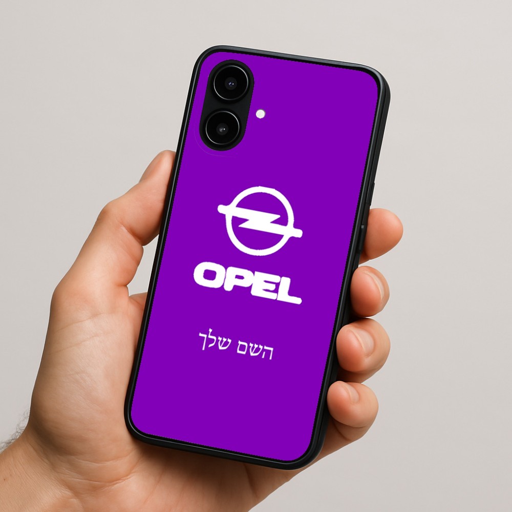 כיסוי בעיצוב אישי עם השם שלך לדגם - Nothing Phone (2a) בעיצוב אופל