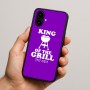 כיסוי בעיצוב אישי עם השם שלך לדגם - Nothing Phone (2a) בעיצוב מלך הגריל