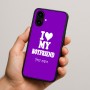 כיסוי בעיצוב אישי עם השם שלך לדגם - Nothing Phone (2a) בעיצוב אוהבת את החבר שלי