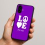 כיסוי בעיצוב אישי עם השם שלך לדגם - Nothing Phone (2a) בעיצוב אהבה