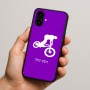 כיסוי בעיצוב אישי עם השם שלך לדגם - Nothing Phone (2a) בעיצוב רוכב אופניים