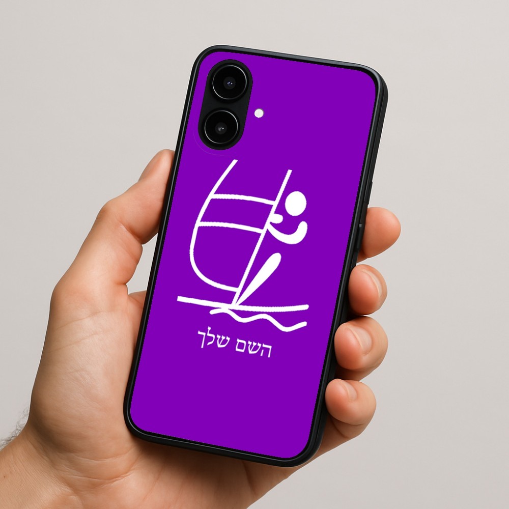 כיסוי בעיצוב אישי עם השם שלך לדגם - Nothing Phone (2a) בעיצוב שייט אולימפי