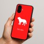כיסוי בעיצוב אישי עם השם שלך לדגם - Nothing Phone (2a) בעיצוב כלב