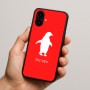 כיסוי בעיצוב אישי עם השם שלך לדגם - Nothing Phone (2a) בעיצוב פינגווין