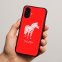 כיסוי בעיצוב אישי עם השם שלך לדגם - Nothing Phone (2a) בעיצוב זברה