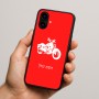כיסוי בעיצוב אישי עם השם שלך לדגם - Nothing Phone (2a) בעיצוב הארלי-דיווידסון