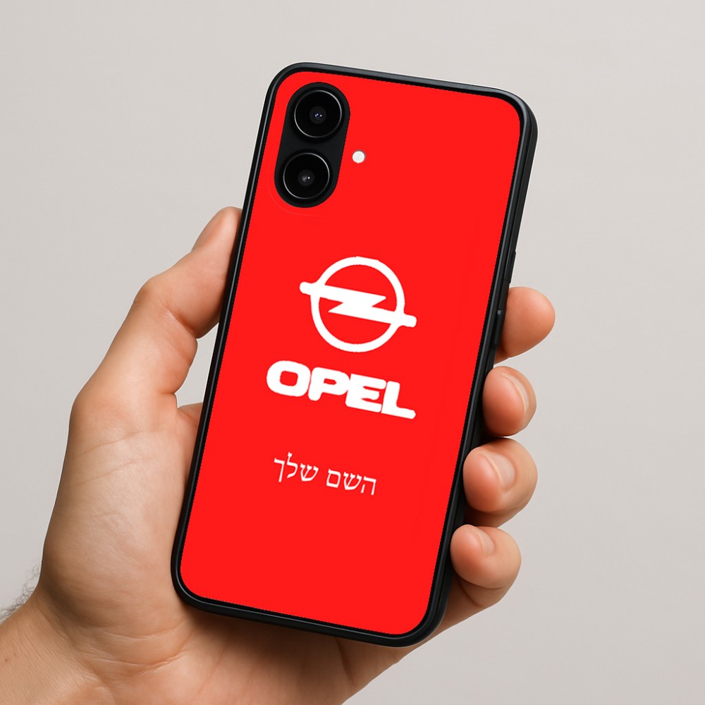 כיסוי בעיצוב אישי עם השם שלך לדגם - Nothing Phone (2a) בעיצוב אופל