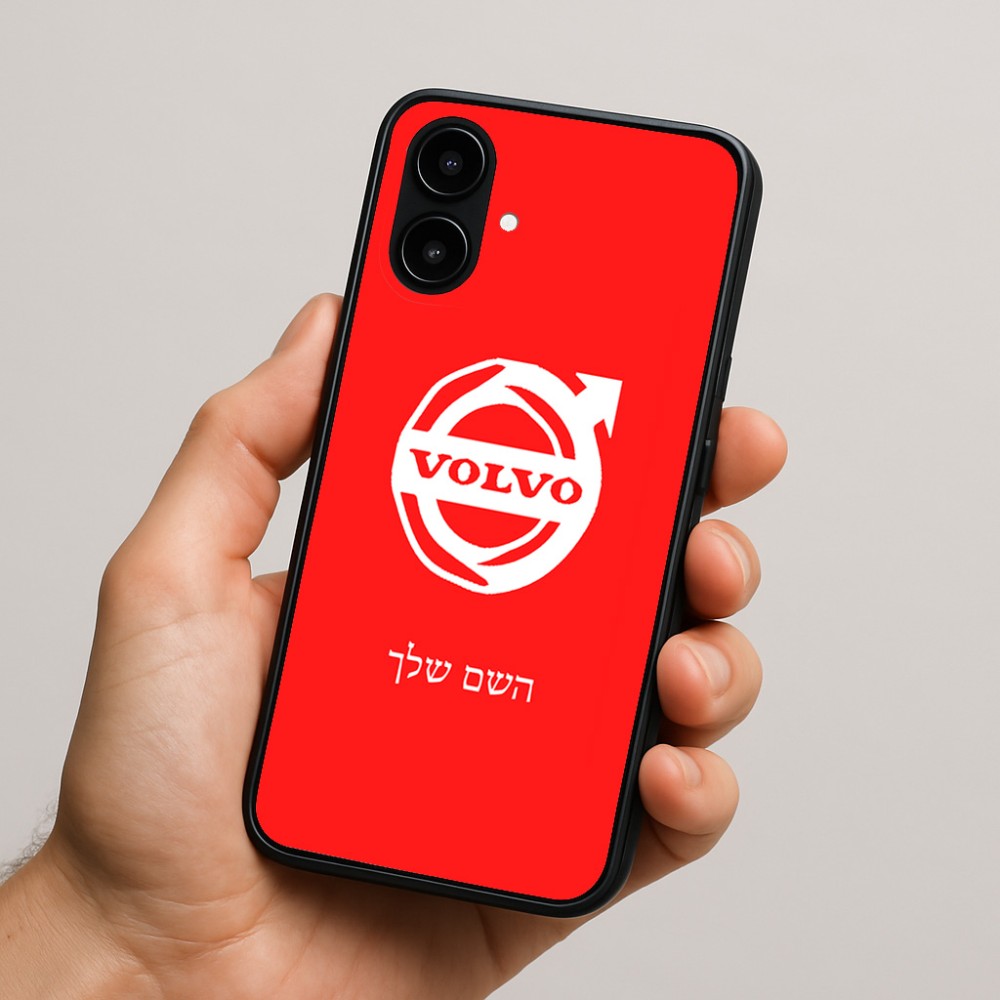 כיסוי בעיצוב אישי עם השם שלך לדגם - Nothing Phone (2a) בעיצוב וולוו