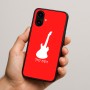 כיסוי בעיצוב אישי עם השם שלך לדגם - Nothing Phone (2a) בעיצוב גיטרה