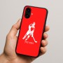 כיסוי בעיצוב אישי עם השם שלך לדגם - Nothing Phone (2a) בעיצוב שחקן הוקי